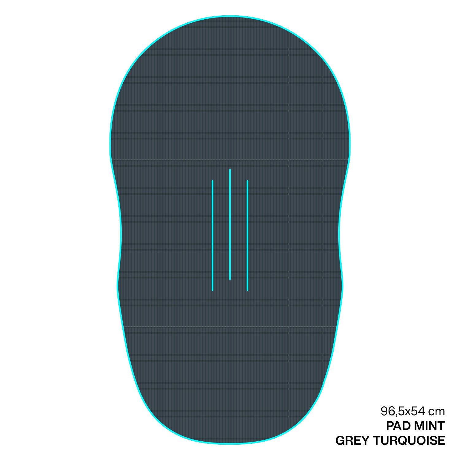 GONG | EVA Wingfoil Ridge Traction Pad Mint Shape