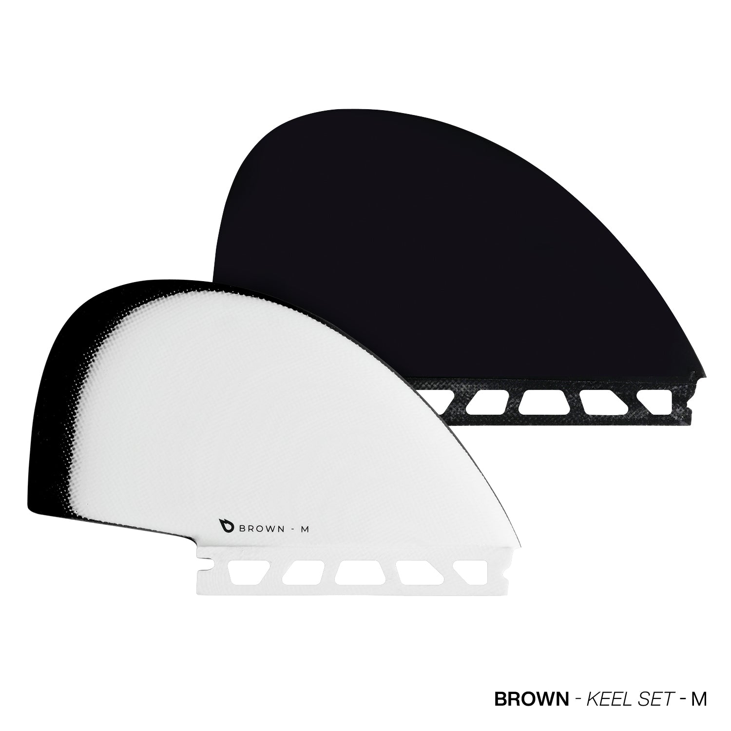 GONG | Brown Keel Fins Set - ST Box