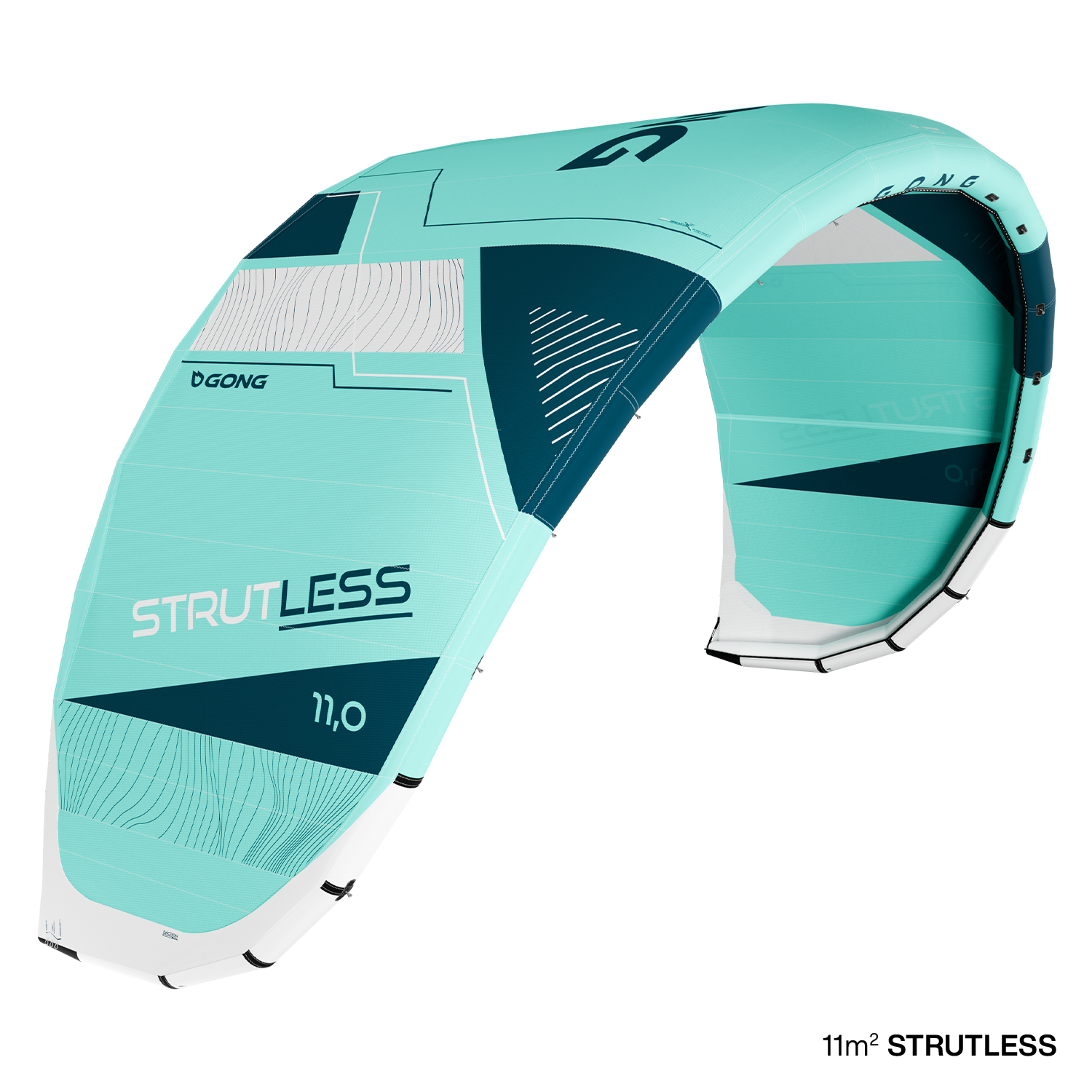 Kite Strutless Sky Blue 17m Occasion 11144