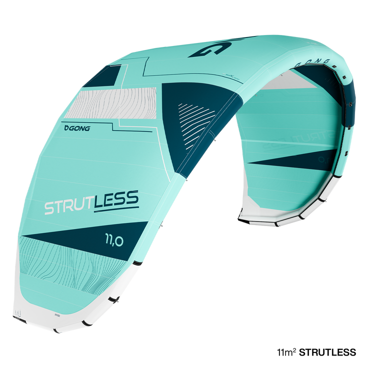 Kite Strutless Sky Blue 17m Occasion 11144