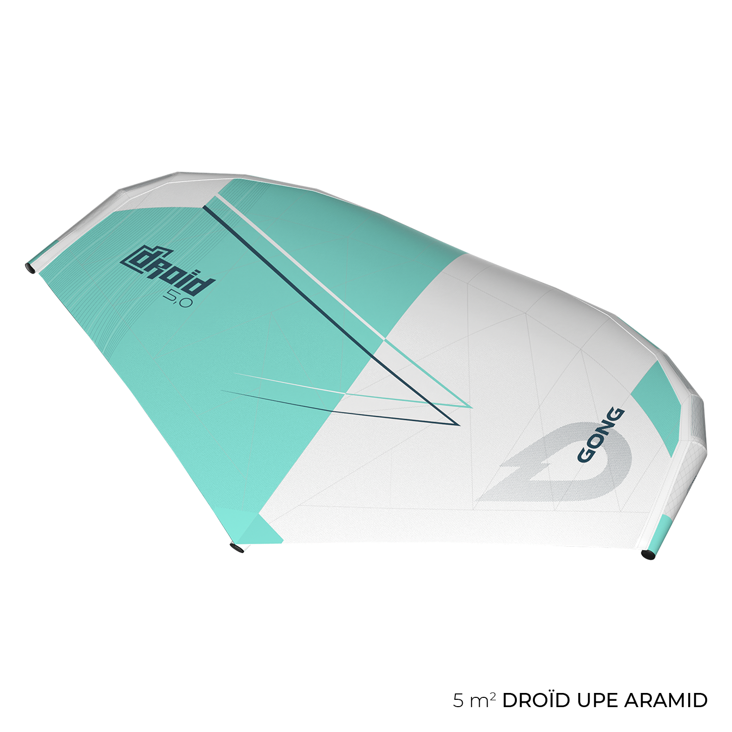 Wing Droid UPE Aramid - 4 m² White / Sky Blue Second Hand 12987