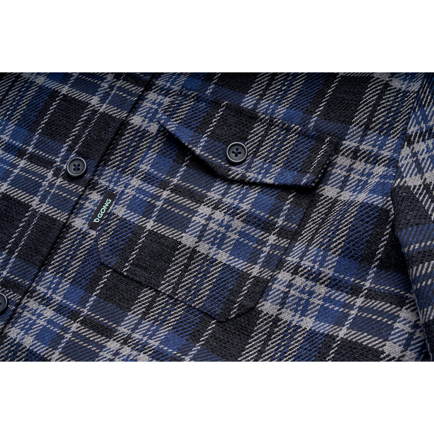 GONG | Surchemise Dryfleece À Carreaux Unisexe