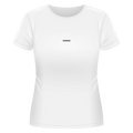 GONG | Tee-Shirt Essentiel Femme Coton Bio Blanc / Print Noir