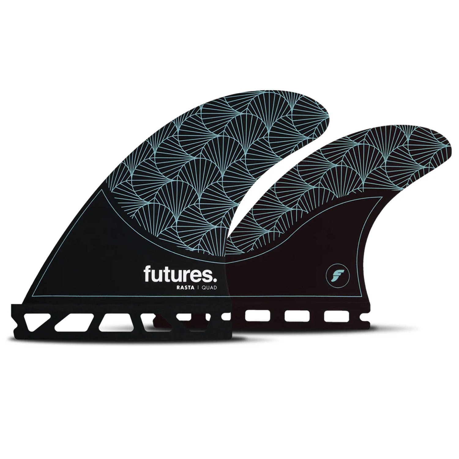 Futures | Rasta Honeycomb Quad Fins Set - Futures