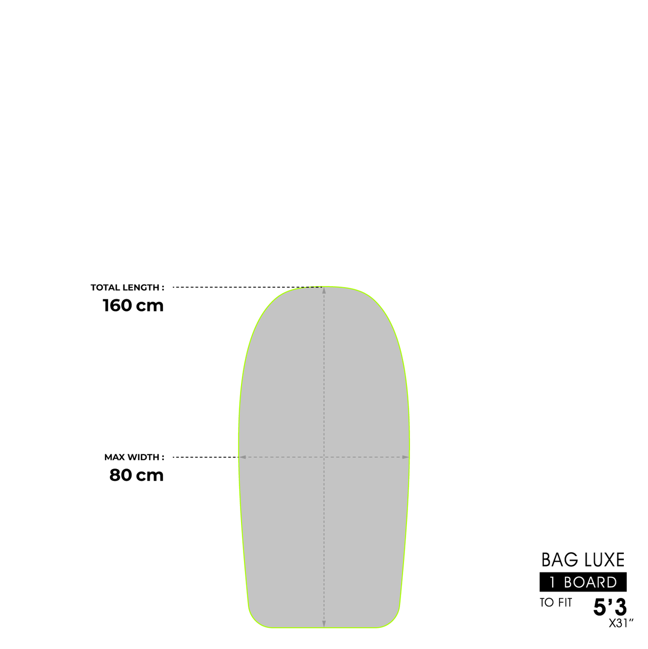 GONG | Foil Board Luxe Bag