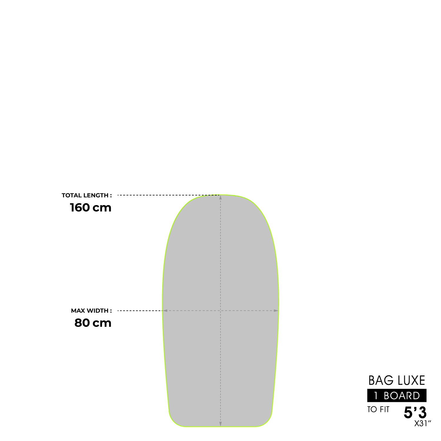 GONG | Foil Board Luxe Bag