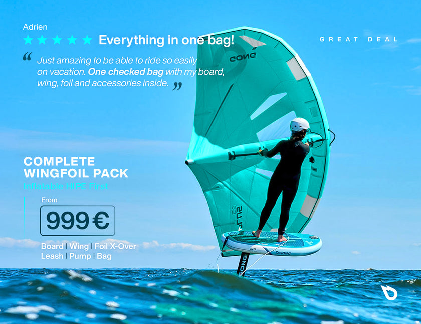 GREAT DEAL: COMPLETE WING FOIL PACK FROM 999 EUR!