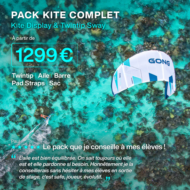 GREAT DEAL : UN PACK KITE RECOMMANDÉ PAR UN MONITEUR