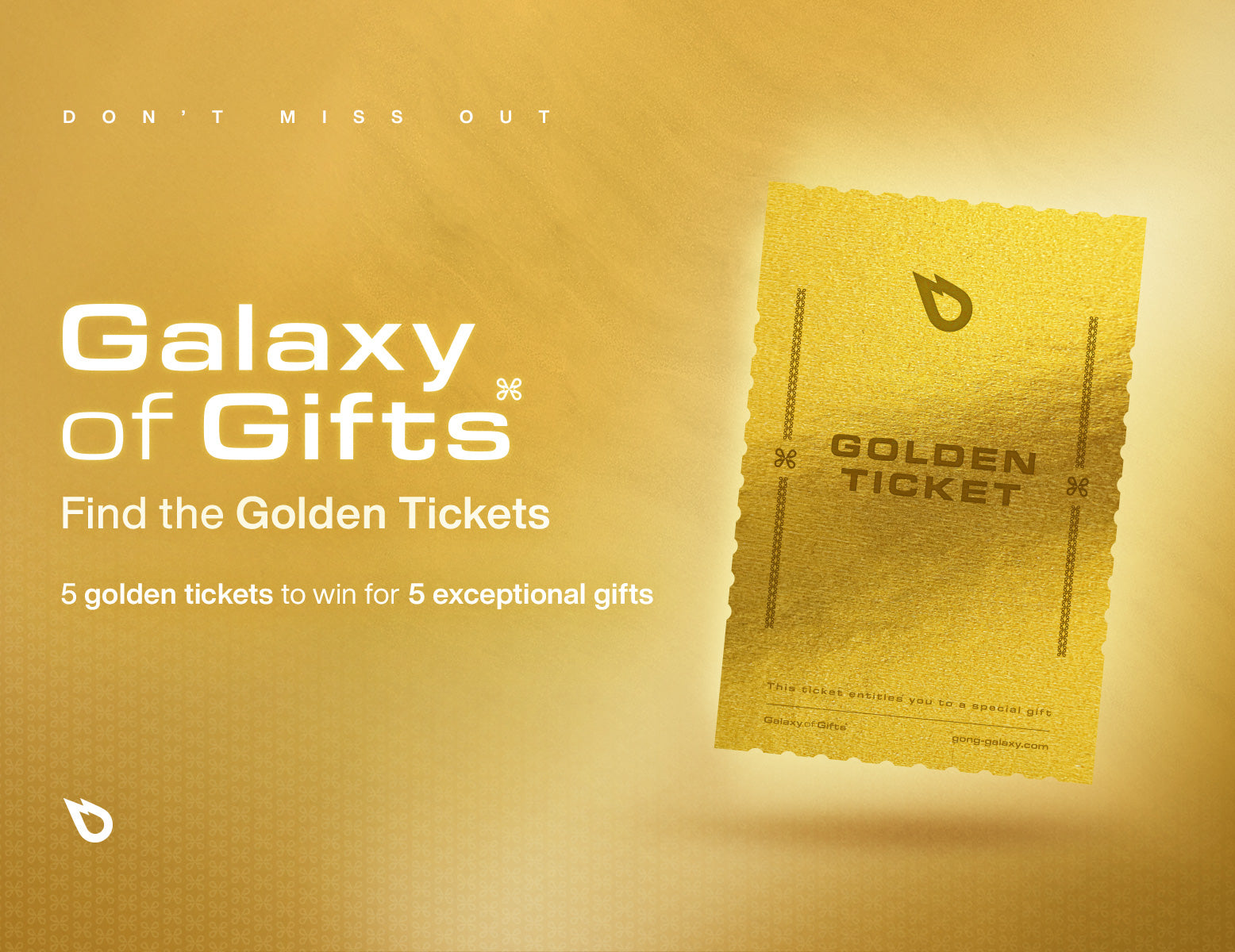 DON’T MISS OUT: WIN EXCEPTIONAL PRIZES IN OUR GALAXY OF GIFTS!