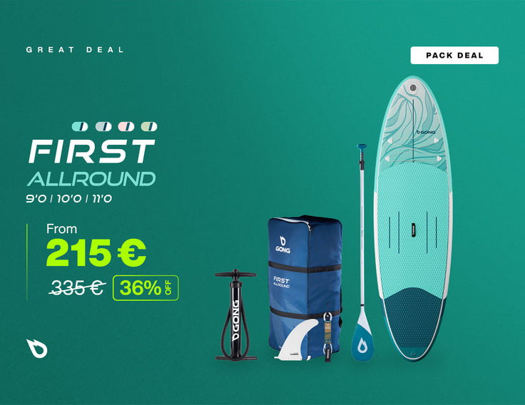 GREAT DEAL : SUP GONFLABLES FIRST ALLROUND À PARTIR DE 215 EUR !