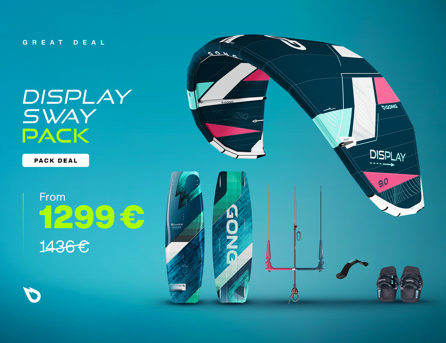 GREAT DEAL : LE PACK PRÊT À NAVIGUER POUR VOS SESSIONS DE FREERIDE EN KITESURF !