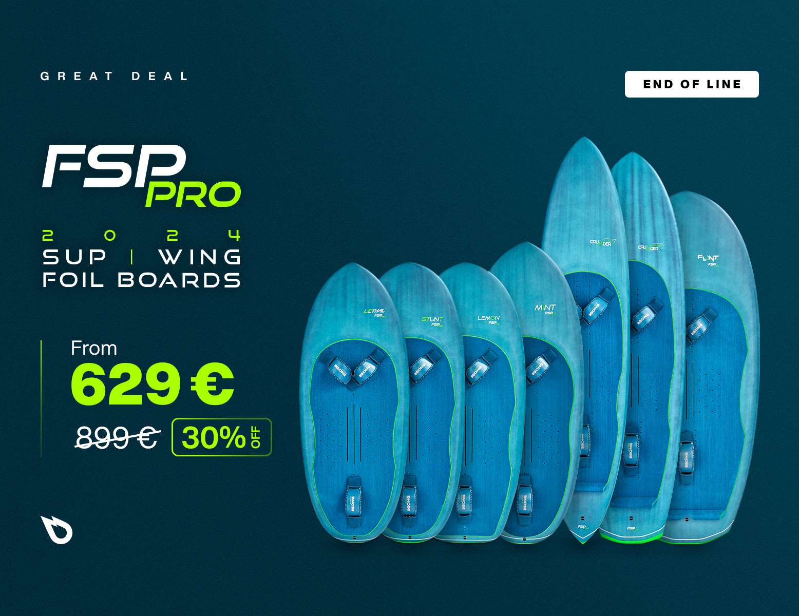GREAT DEAL : 30% DE REMISE SUR NOS WING BOARDS 2024