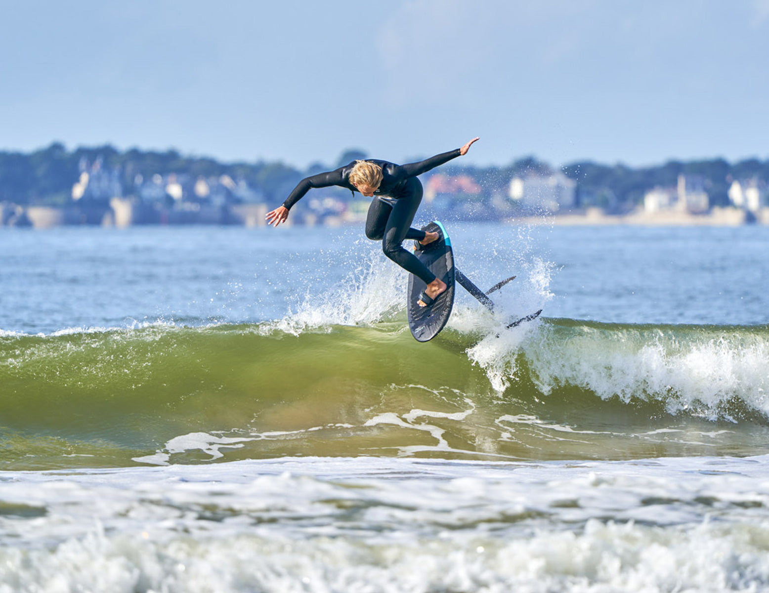 Re-entry en surf-foil