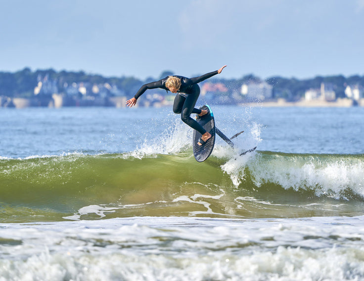 Re-entry en surf-foil
