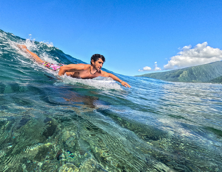 Take off on surf foil