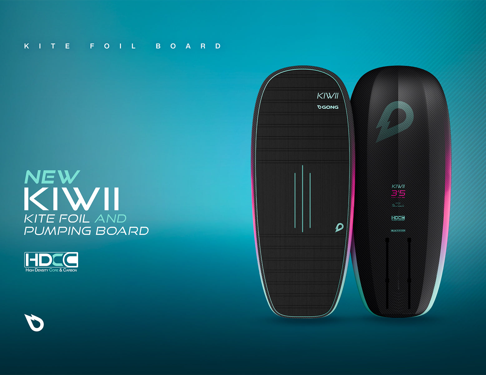 GEAR : NEW KIWII HDCC, 100% STRAPLESS BOARD FOR KITEFOILING AND PUMPING