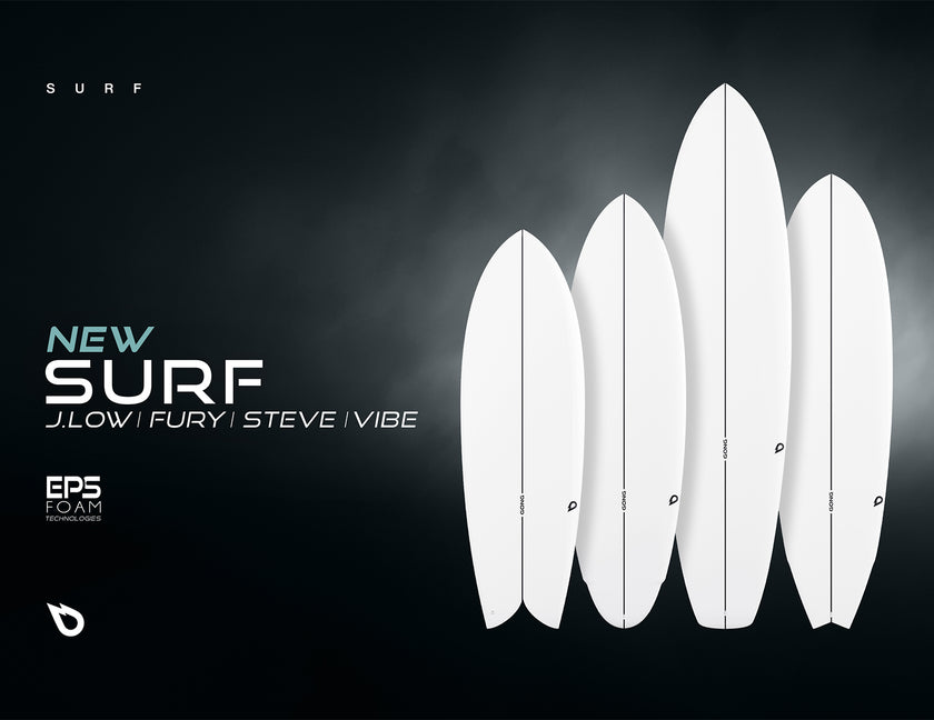 GEAR: 4 NEW SHAPES IN OUR SURF RANGE!