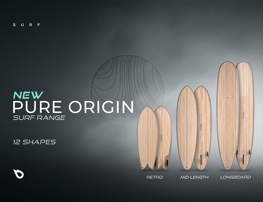 GEAR: SURFBOARDS IN PURE ORIGIN TECHNOLOGY