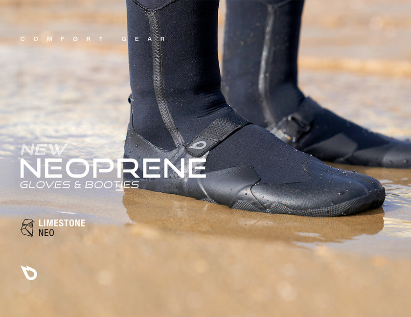 GEAR: GONG BOOTS AND GLOVES MADE FROM LIMESTONE NEOPRENE!