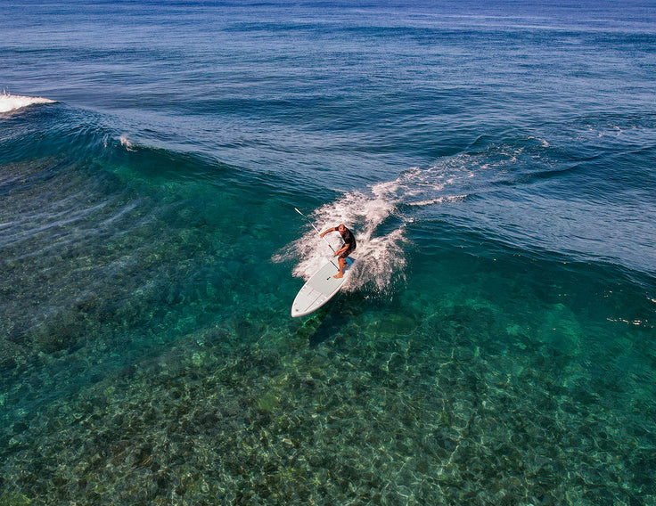 Take off en SUP gonflable