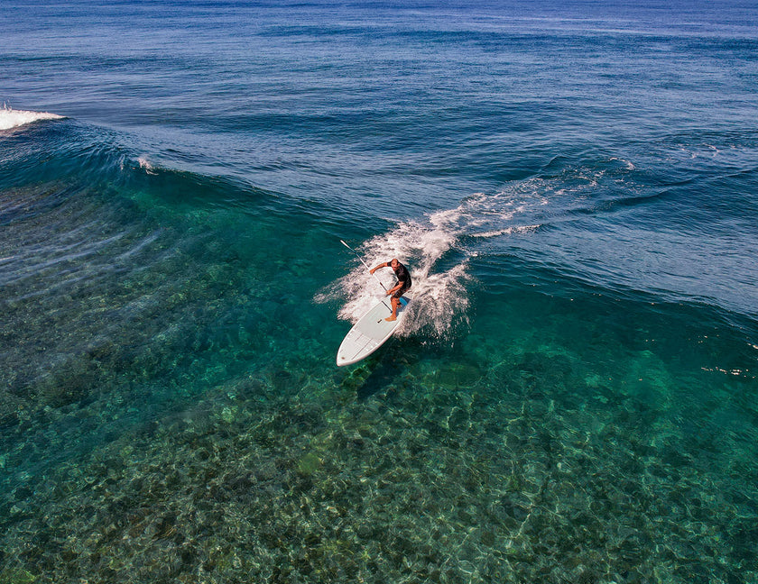 Take off en SUP gonflable