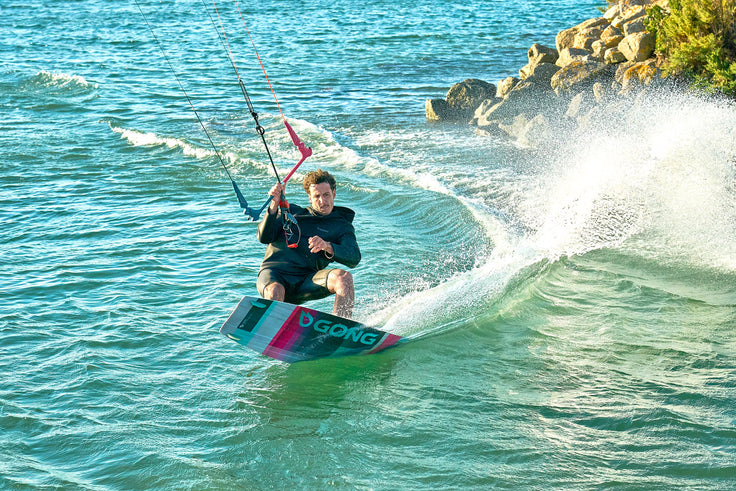 Carving turn en twintip