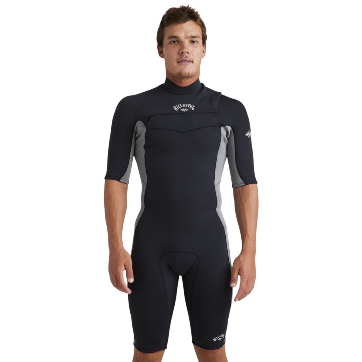 Billabong | Men Absolute Natural Front Zip Short Sleeves Shorty - 2/2mm