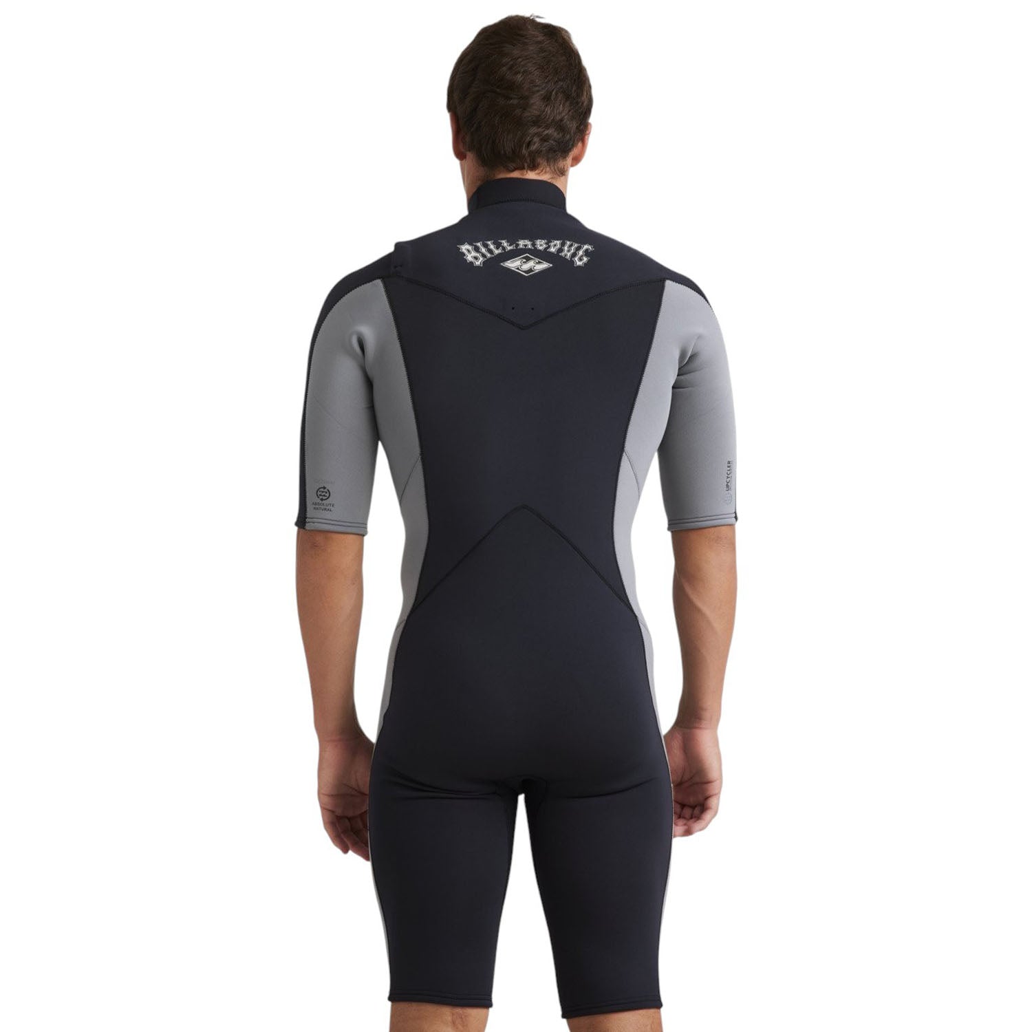Billabong | Men Absolute Natural Front Zip Short Sleeves Shorty - 2/2mm