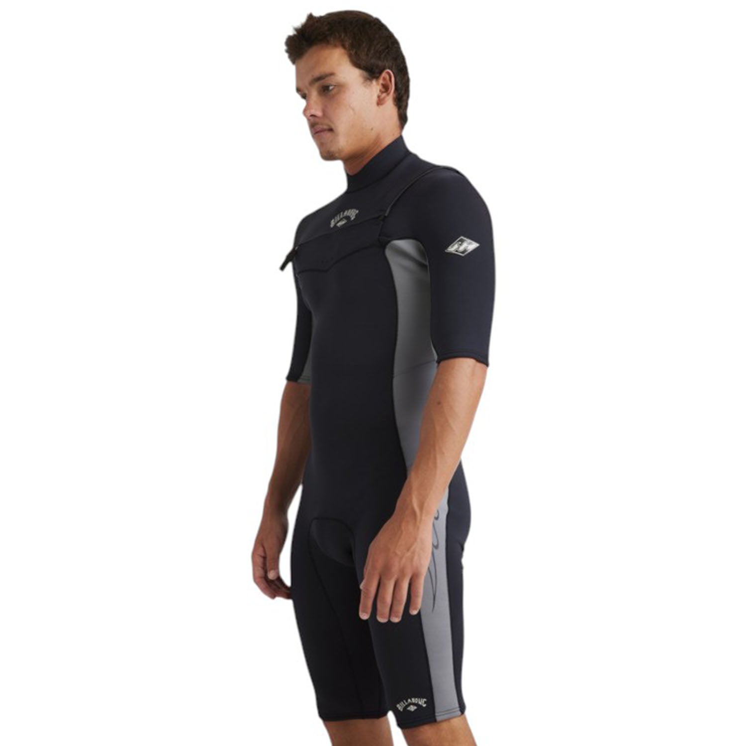 Billabong | Men Absolute Natural Front Zip Short Sleeves Shorty - 2/2mm