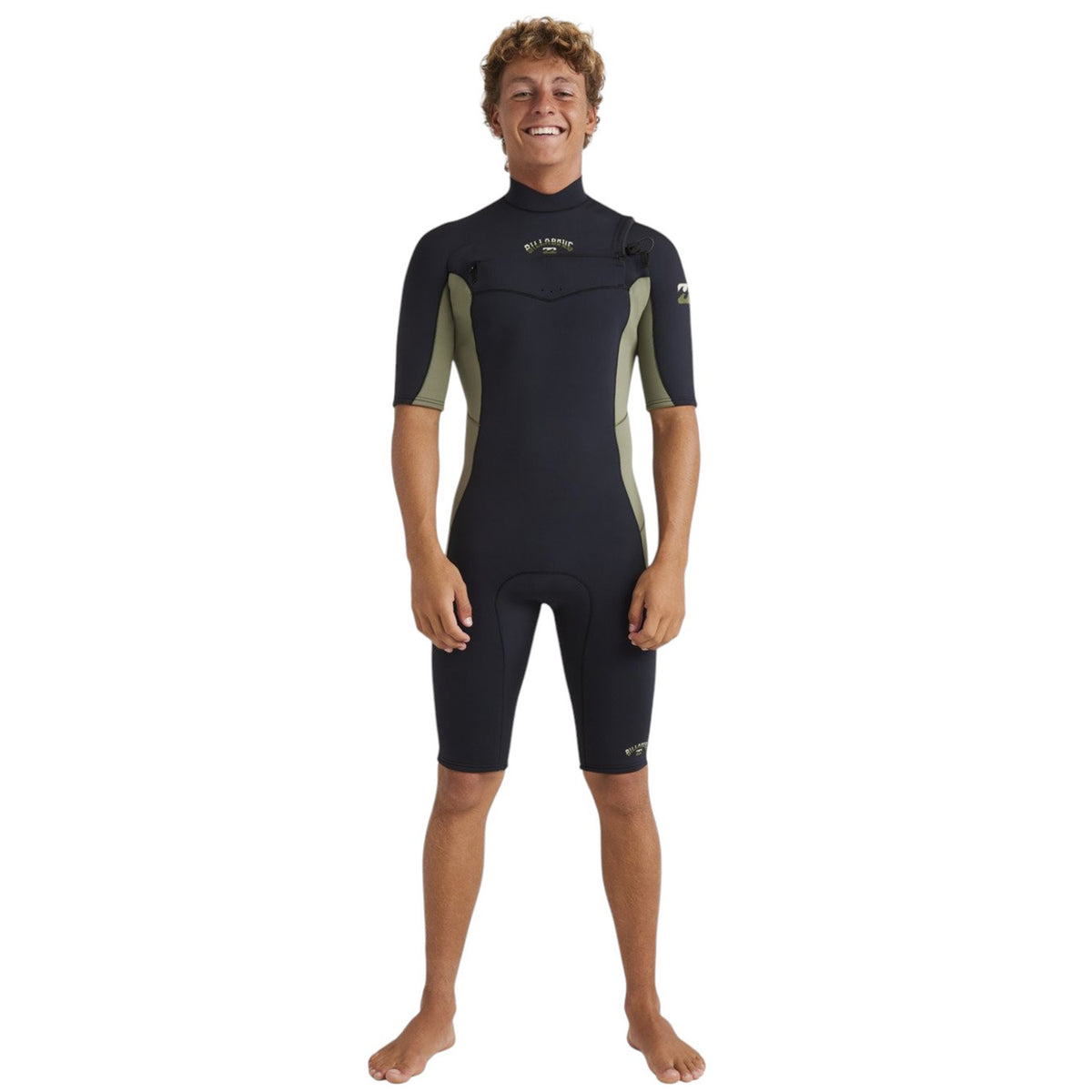 Billabong | Shorty à Manches Courtes Homme Absolute Natural Front Zip - 2/2mm