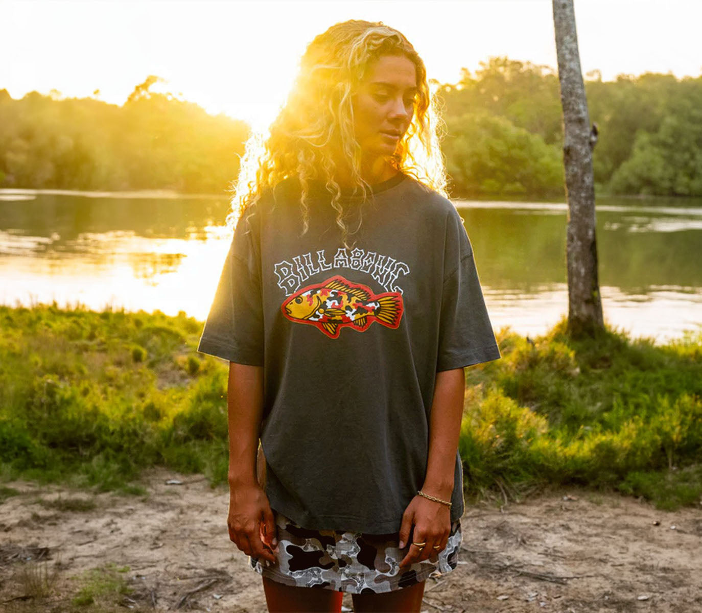 Billabong | T-Shirt à Manches Courtes Femme Otis Mangrove Fisho