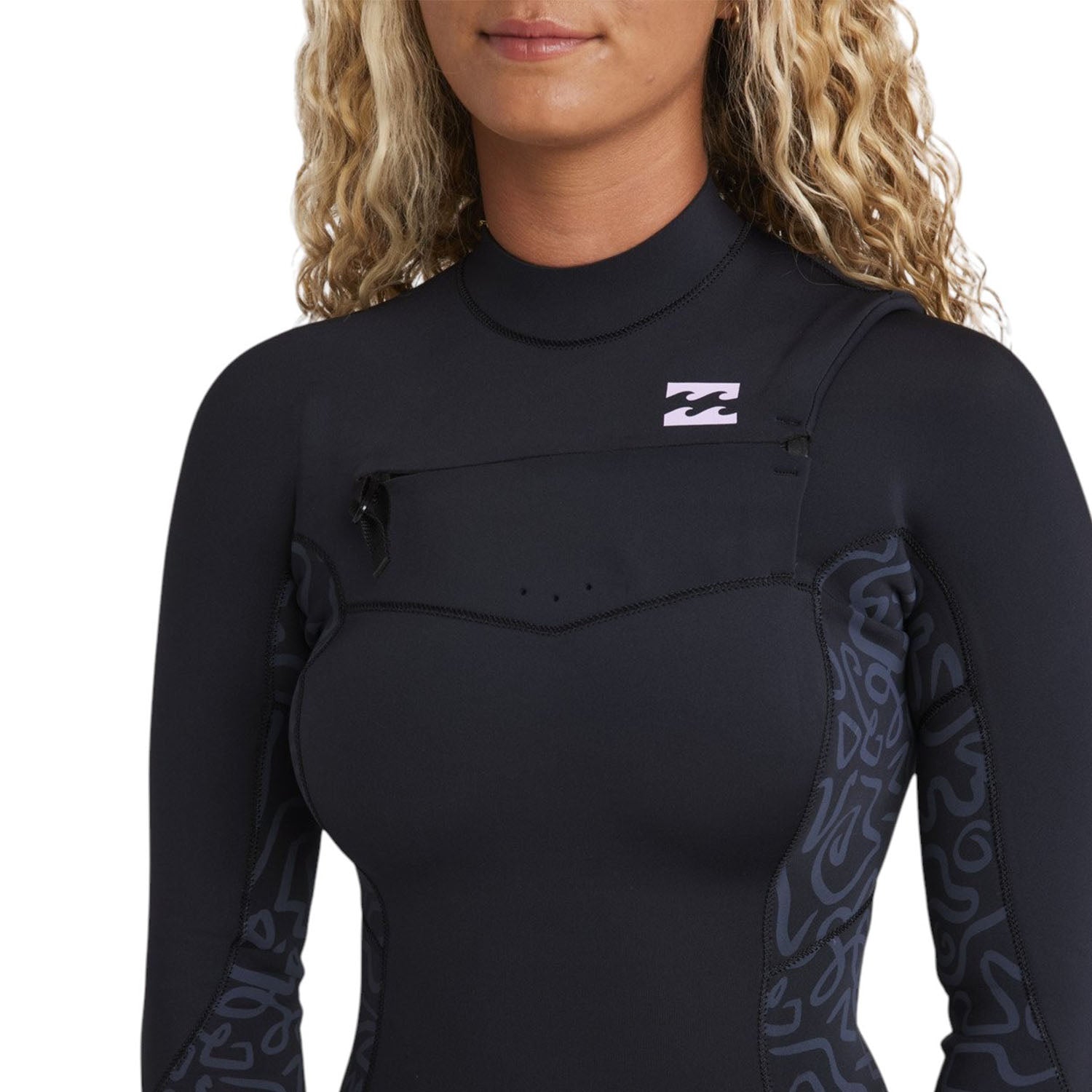 Billabong | Shorty à Manches Longues Femme Synergy Natural Front Zip - 2/2mm