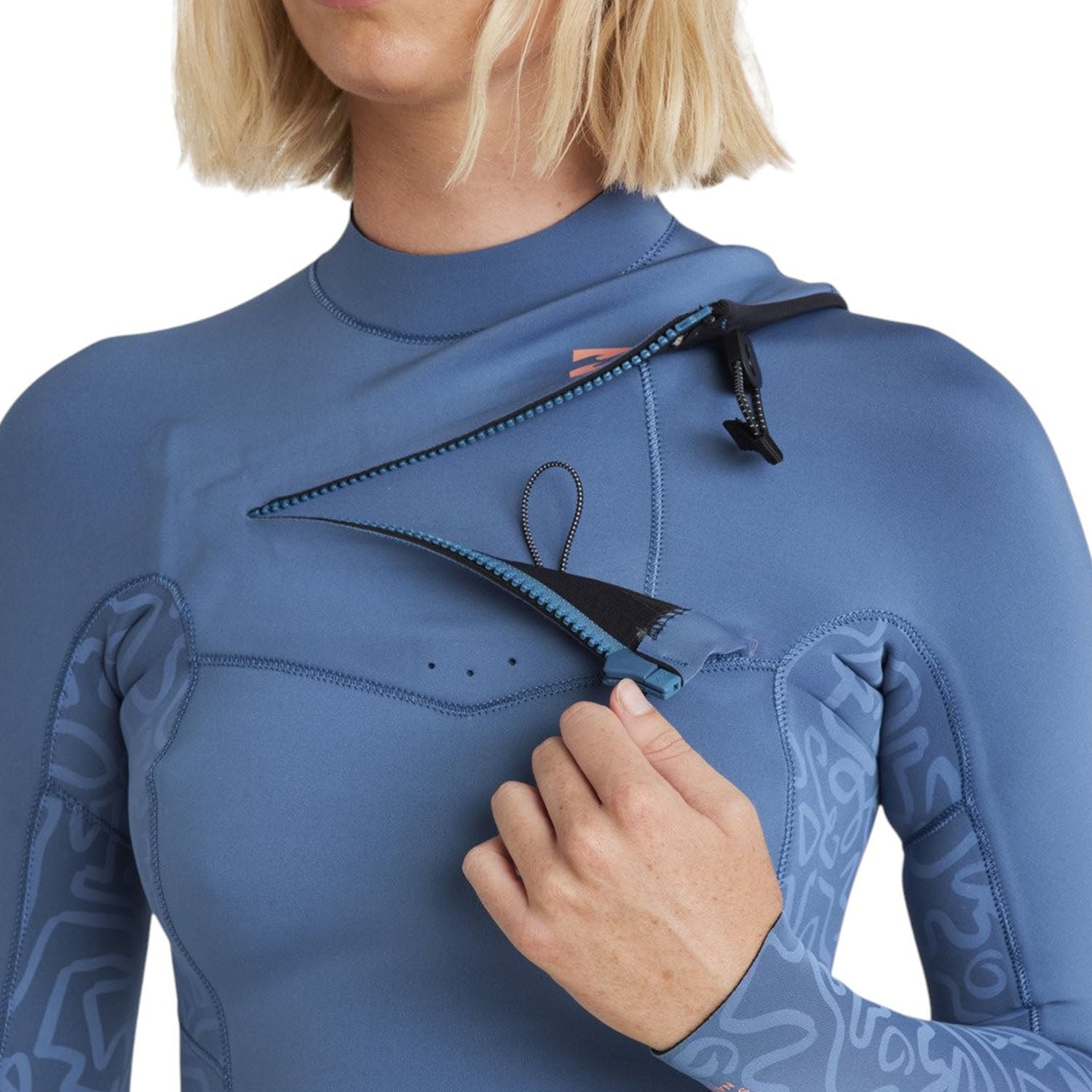 Billabong | Shorty à Manches Longues Femme Synergy Natural Front Zip - 2/2mm