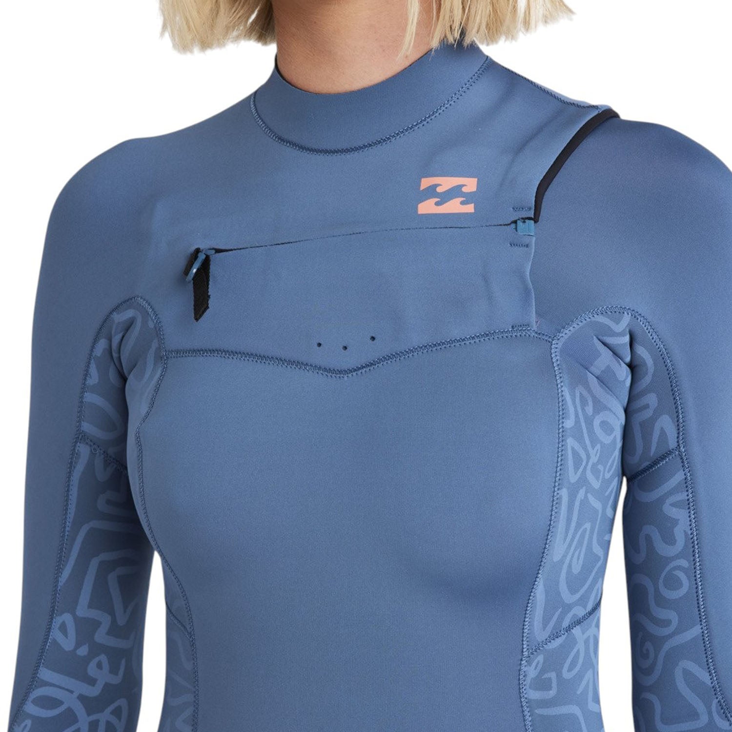Billabong | Shorty à Manches Longues Femme Synergy Natural Front Zip - 2/2mm