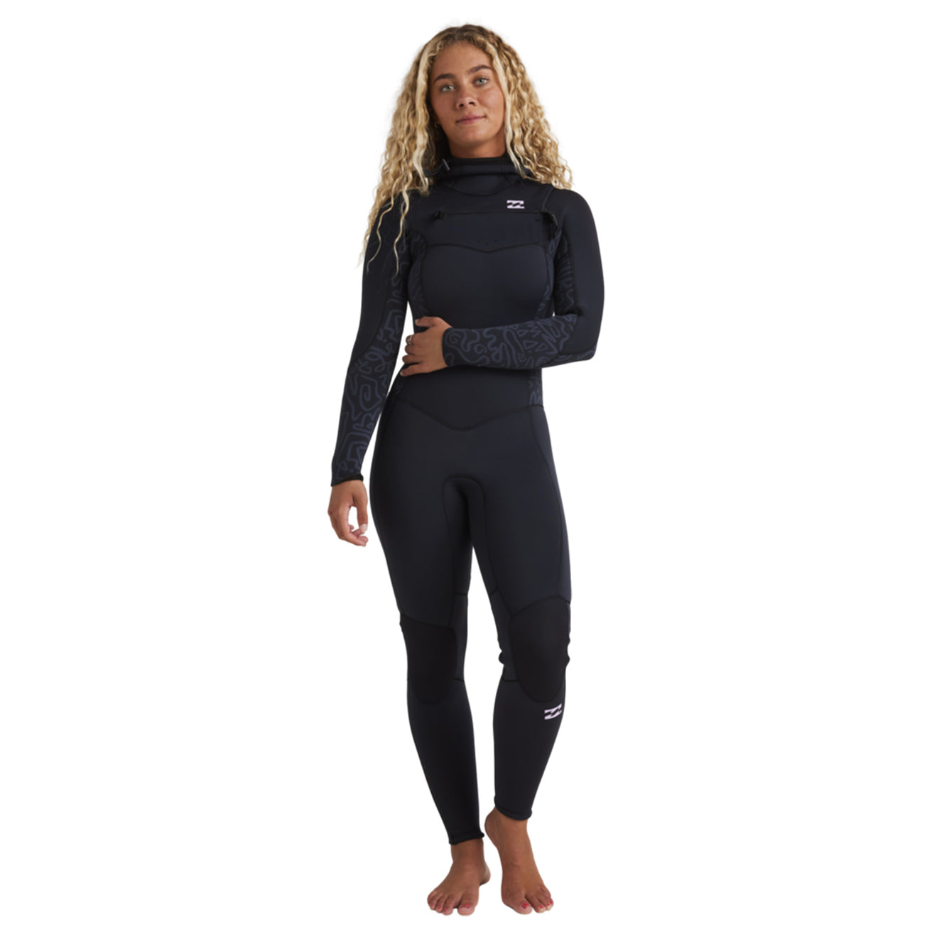 Billabong | Synergy Natural 5/4mm Chest Zip Hooded Wetsuit