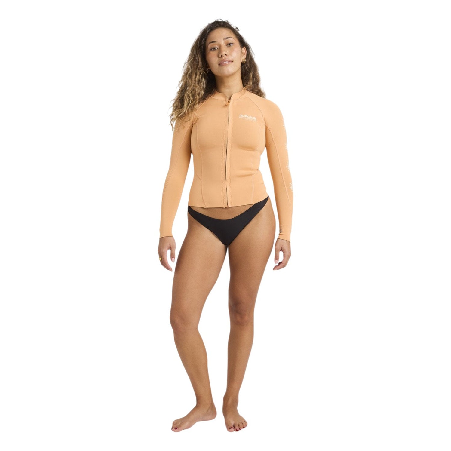Billabong | Women Peeky Natural Front Zip Long Sleeves Neoprene Top - 1mm