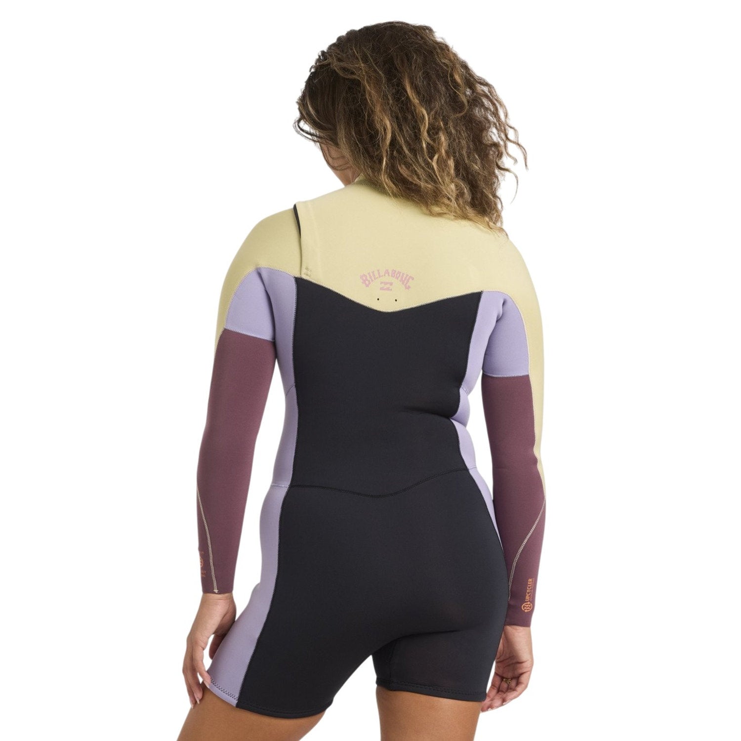 Billabong | Shorty à Manches Longues Femme Synergy Natural Chest Zip - 2/2mm