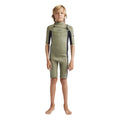 Billabong | Boys Absolute Natural Chest Zip Short Sleeves Shorty - 2/2mm