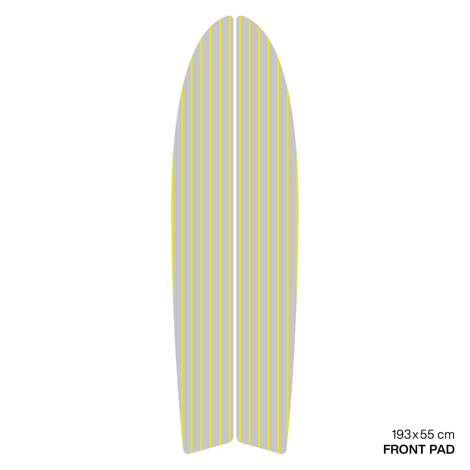GONG | Front Pad SUP Cruising Brushed