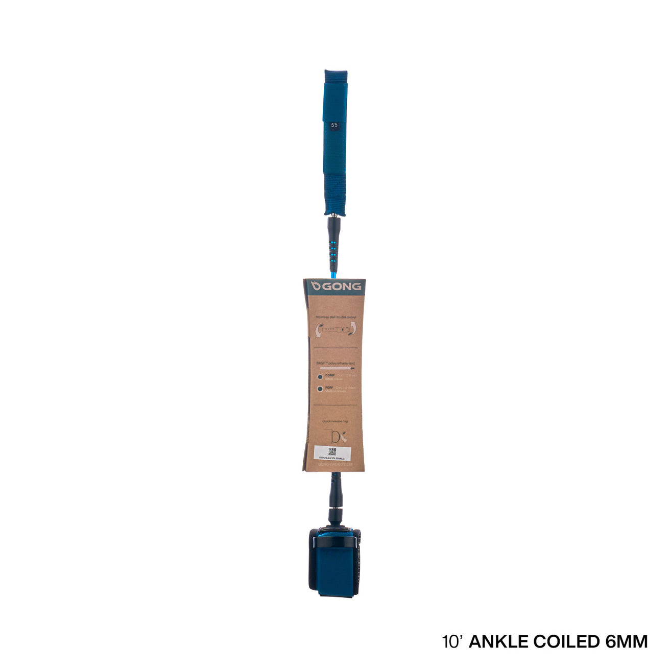 GONG | Leash SUP Coiled Cheville - 6mm