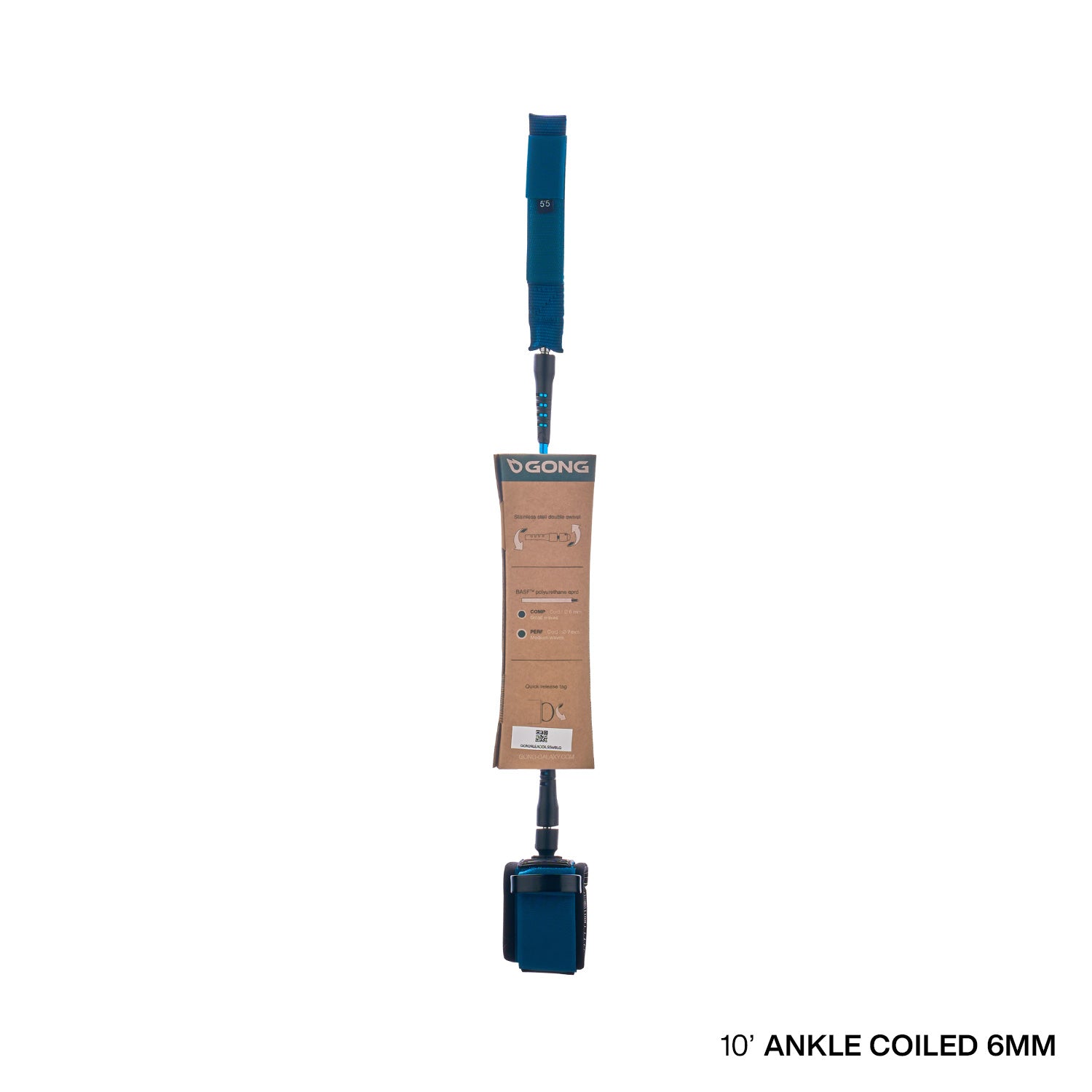 GONG | Leash SUP Coiled Cheville - 6mm