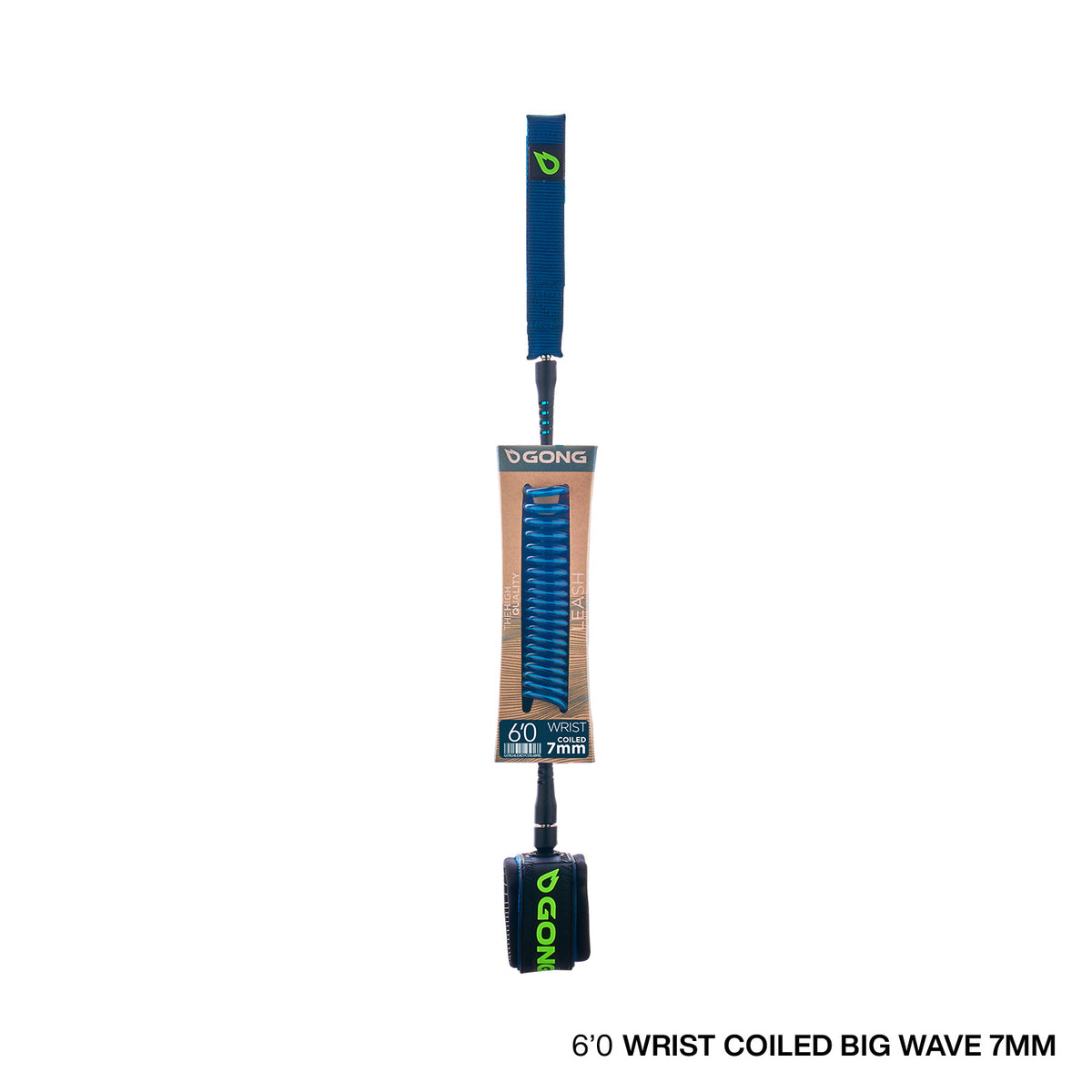 GONG | Wing Leash Coiled Big Wave Wrist - 7mm