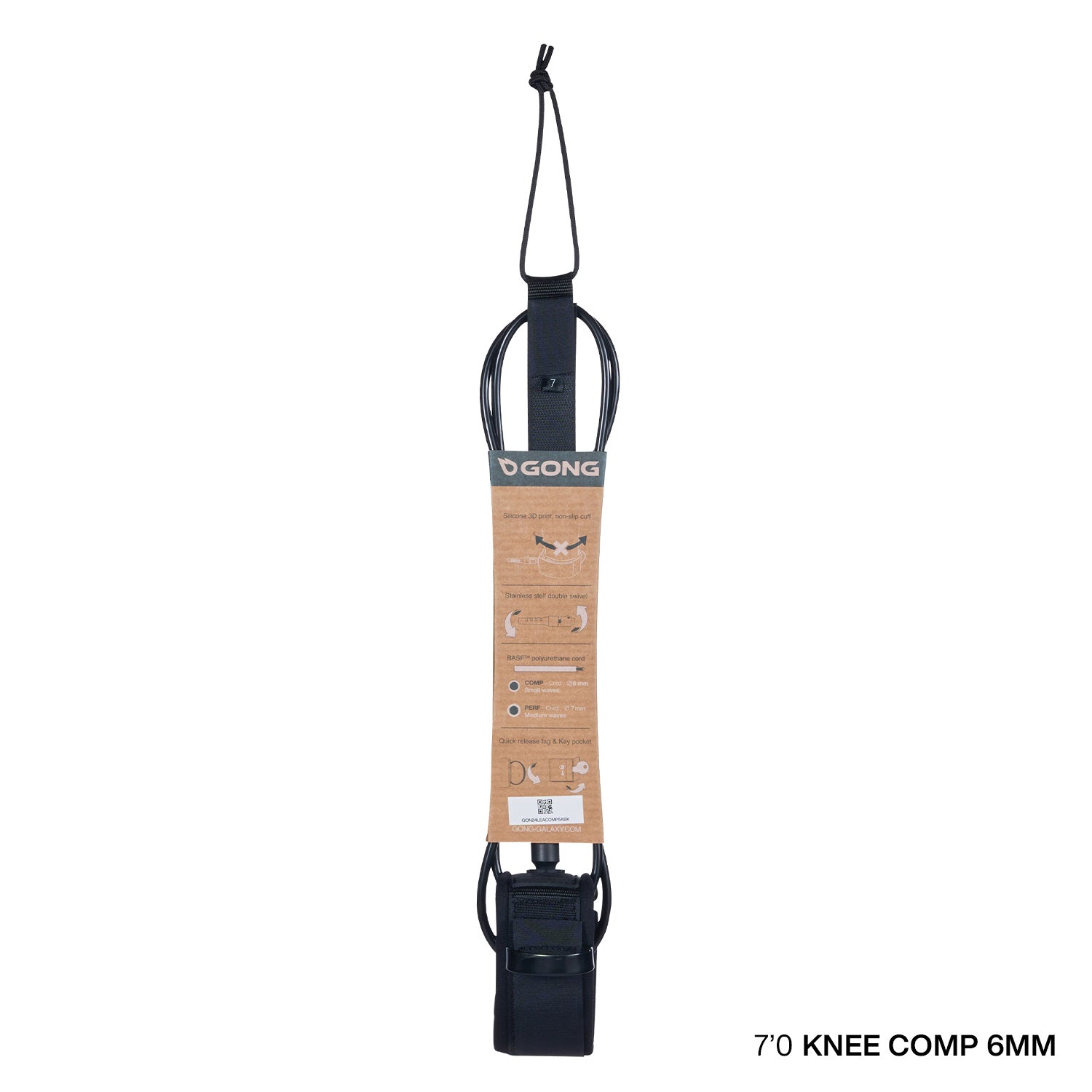 GONG | Surf Comp Knee Leash - 6mm