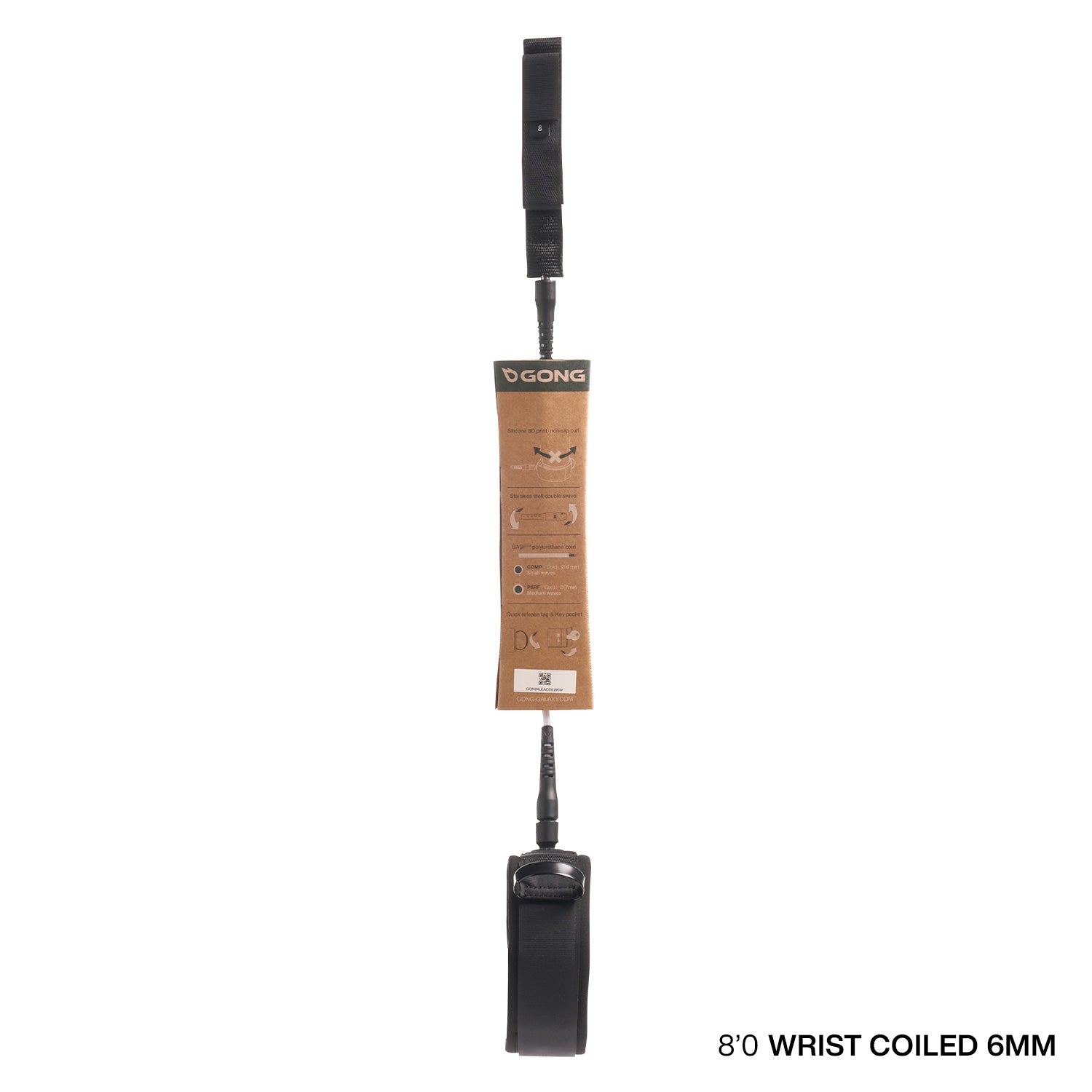 GONG | SUP Coiled Knee Leash - 6mm