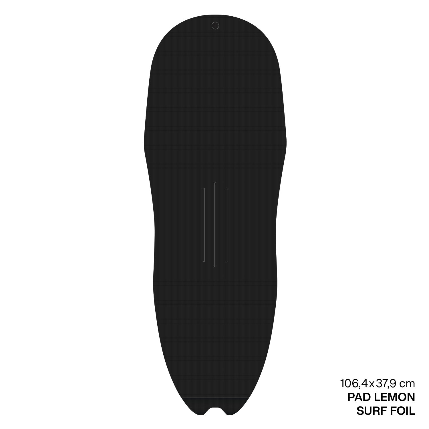 GONG | EVA Surf Foil Ridge Traction Pad Shape Lemon