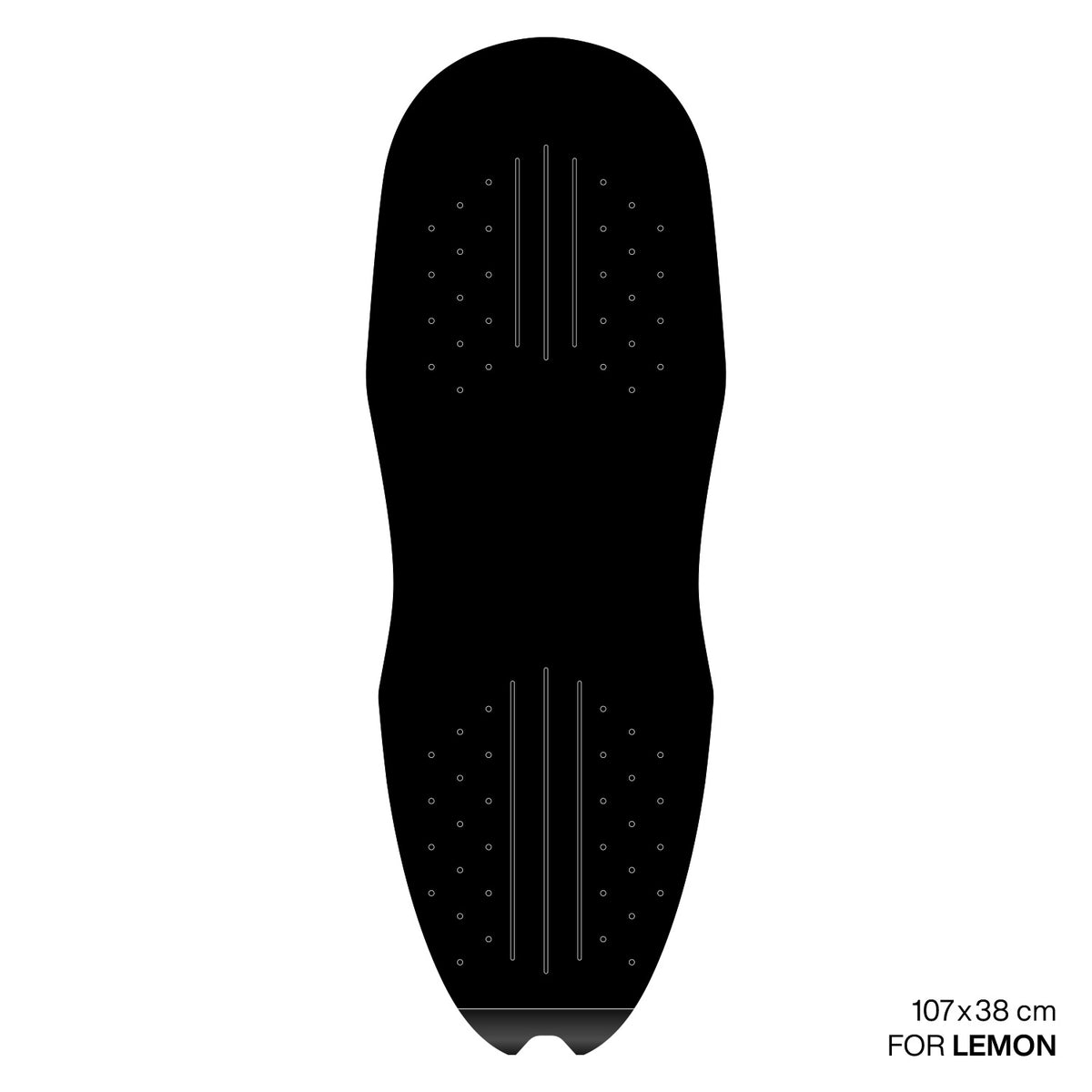 GONG | EVA Surf foil Brushed Pad Shape Lemon