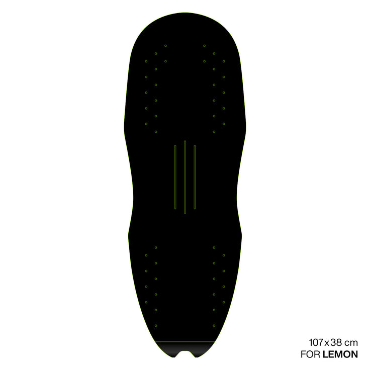 GONG | EVA Surf foil Brushed Pad Shape Lemon
