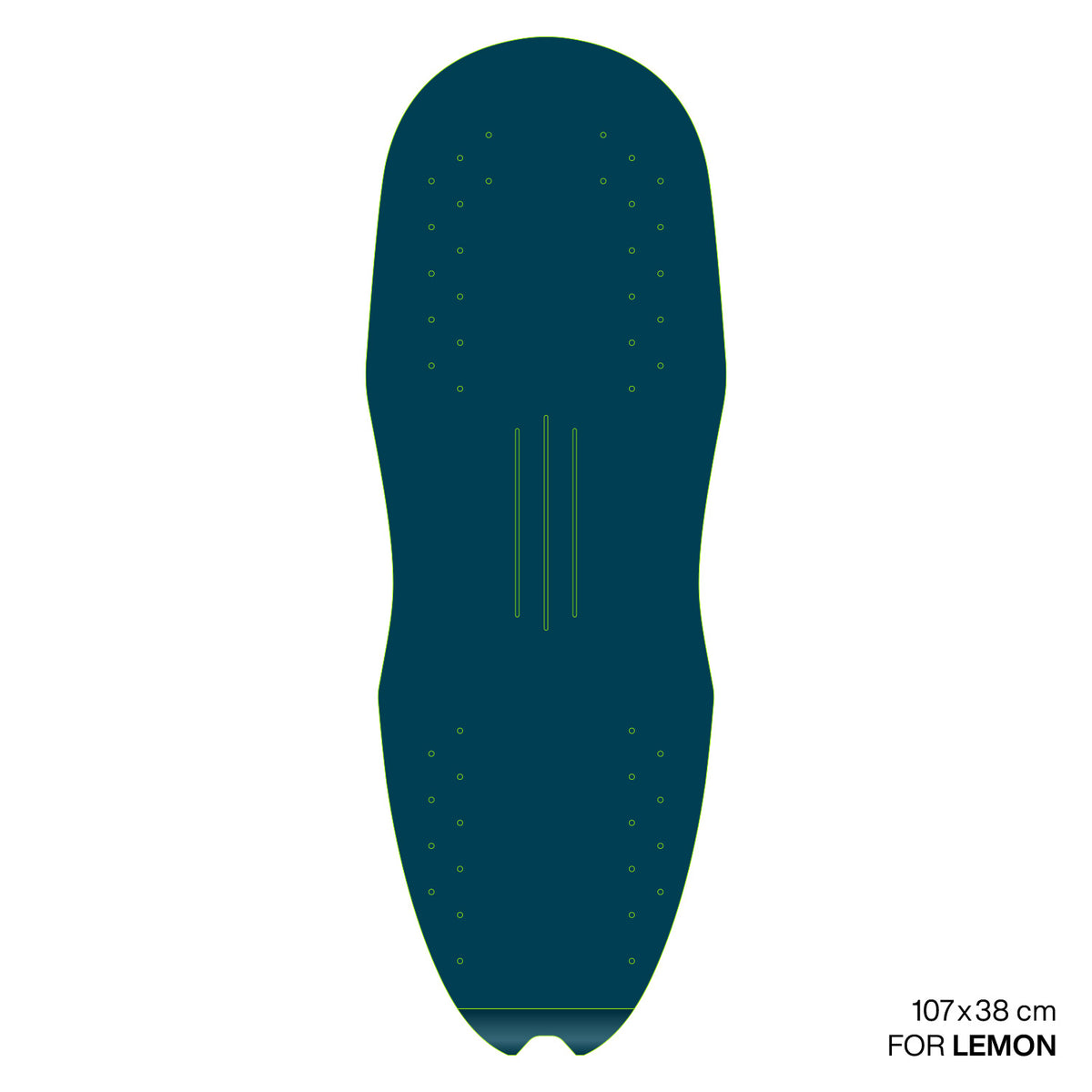 GONG | EVA Surf foil Brushed Pad Shape Lemon