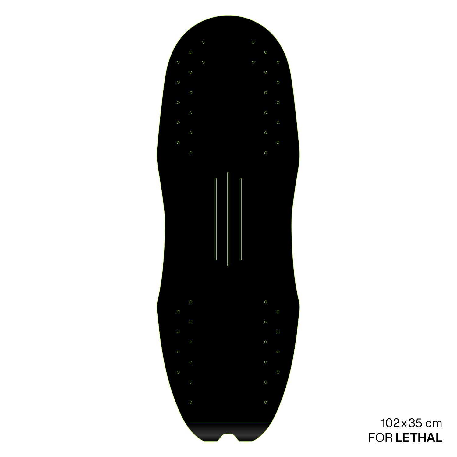 GONG | EVA Surf foil Brushed Pad Shape Lethal