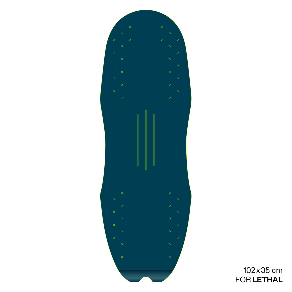 GONG | EVA Surf foil Brushed Pad Shape Lethal